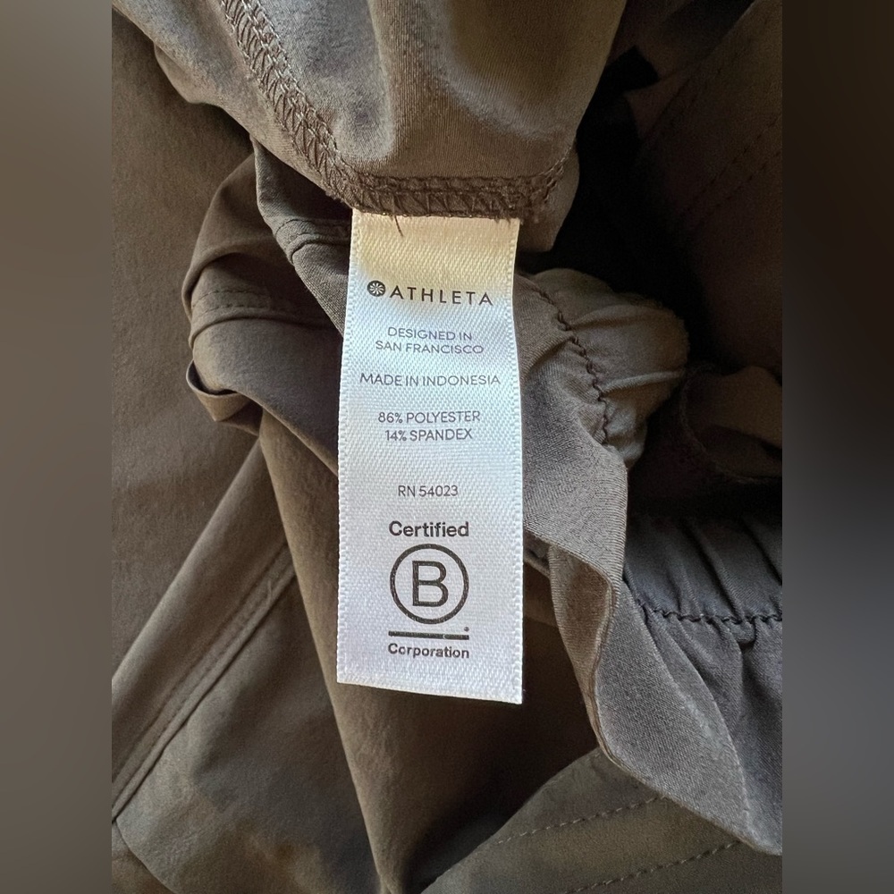 Athleta Skyline Brown Green Ankle Pants - Picture 8 of 8